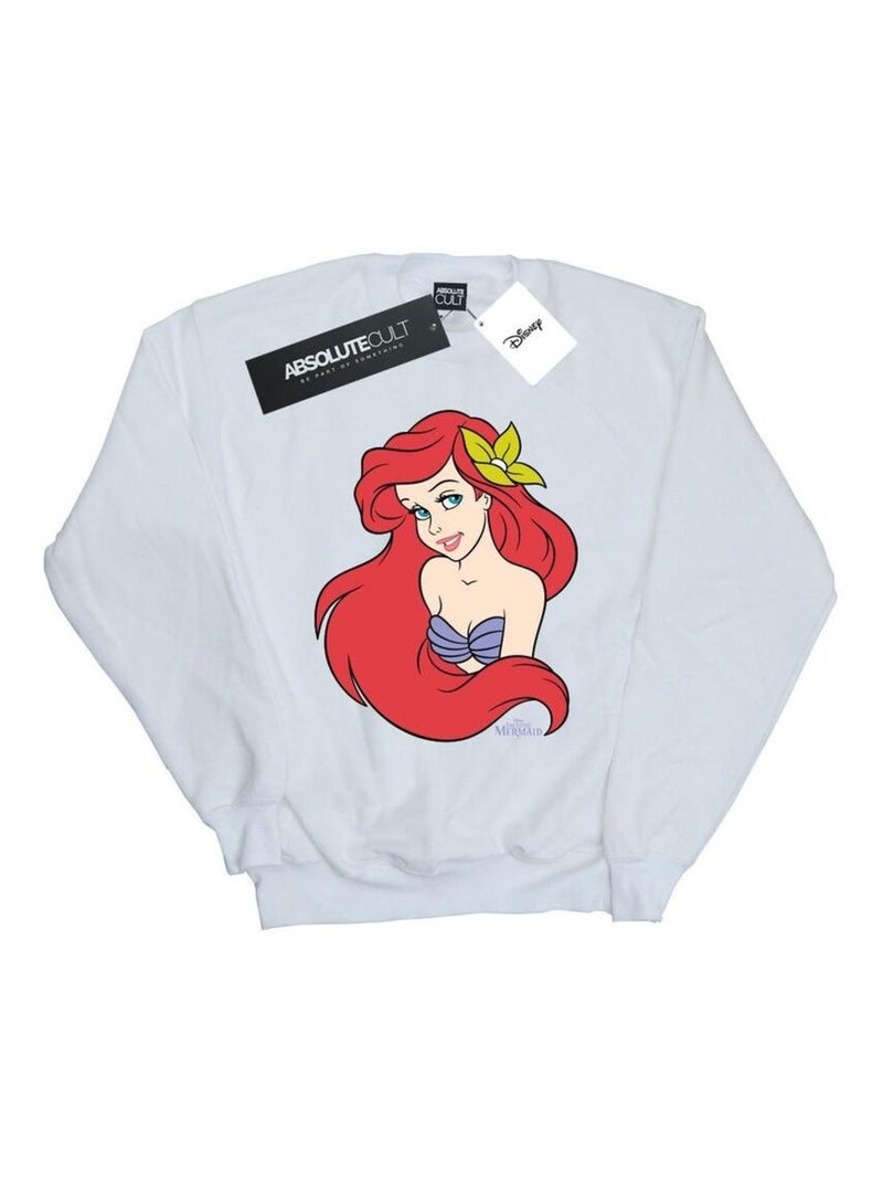 Disney - Sweat THE LITTLE MERMAID Blanc - Kiabi