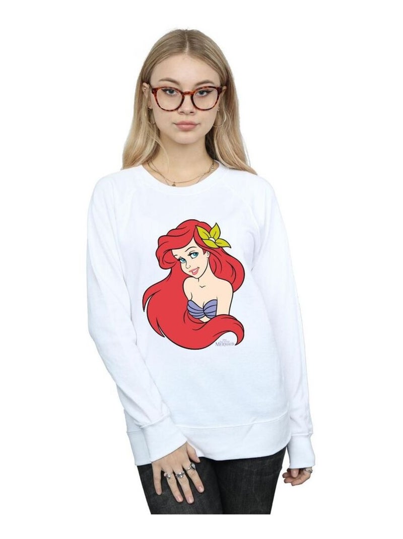 Disney - Sweat THE LITTLE MERMAID Blanc - Kiabi
