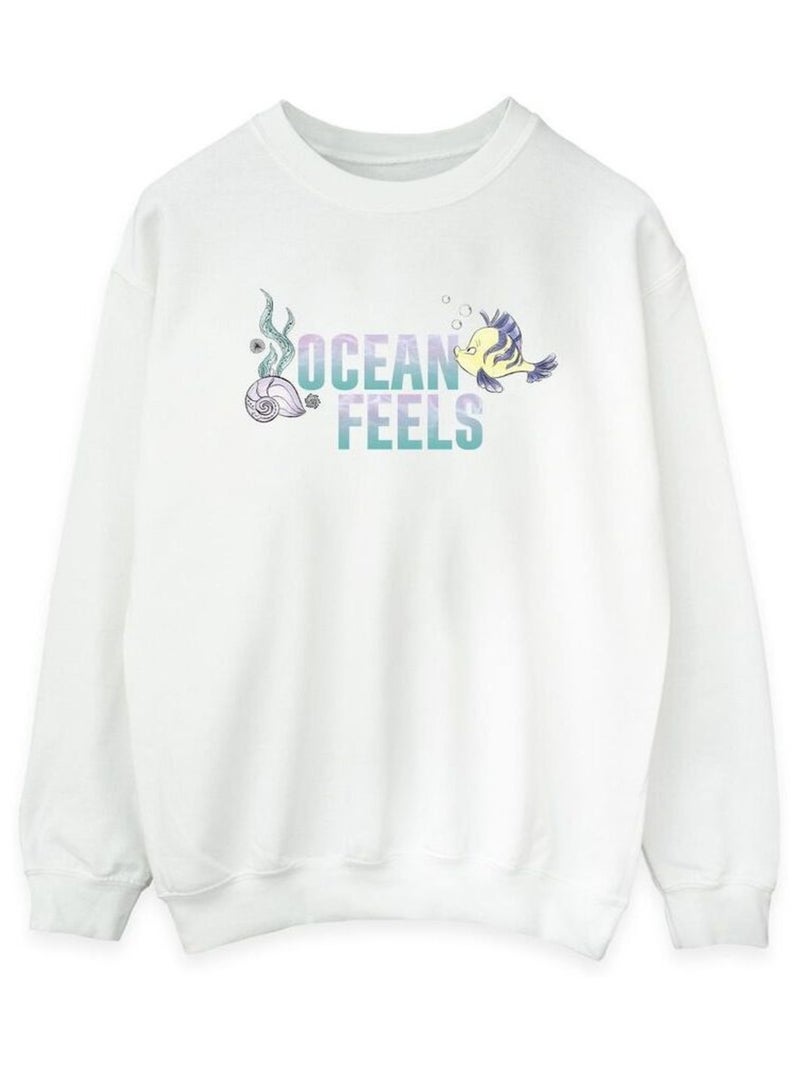 Disney - Sweat THE LITTLE MERMAID Blanc - Kiabi