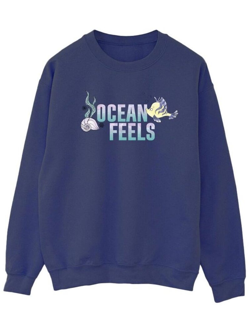 Disney - Sweat THE LITTLE MERMAID Bleu marine - Kiabi