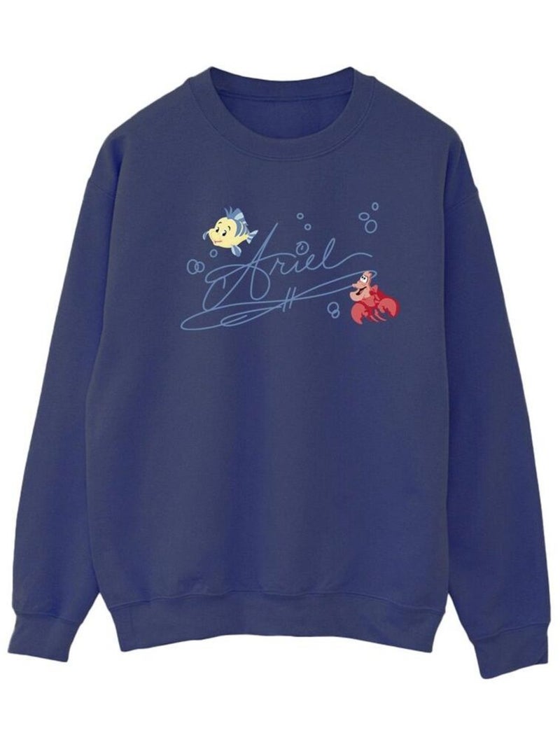 Disney - Sweat THE LITTLE MERMAID Bleu marine - Kiabi