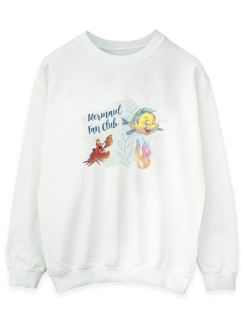 Disney - Sweat THE LITTLE MERMAID CLUB Blanc - Kiabi