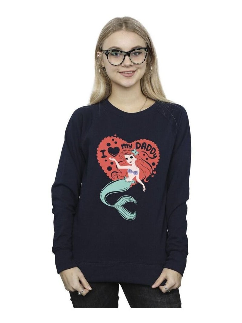 Disney - Sweat THE LITTLE MERMAID DADDY Bleu marine - Kiabi