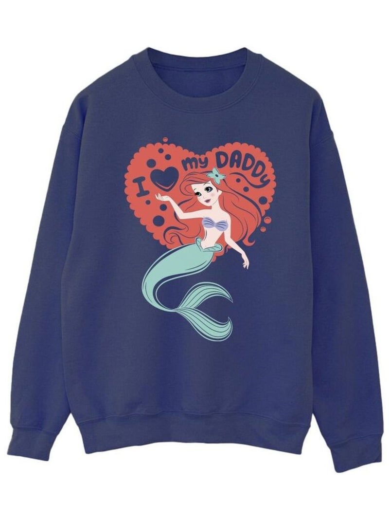 Disney - Sweat THE LITTLE MERMAID DADDY Bleu marine - Kiabi