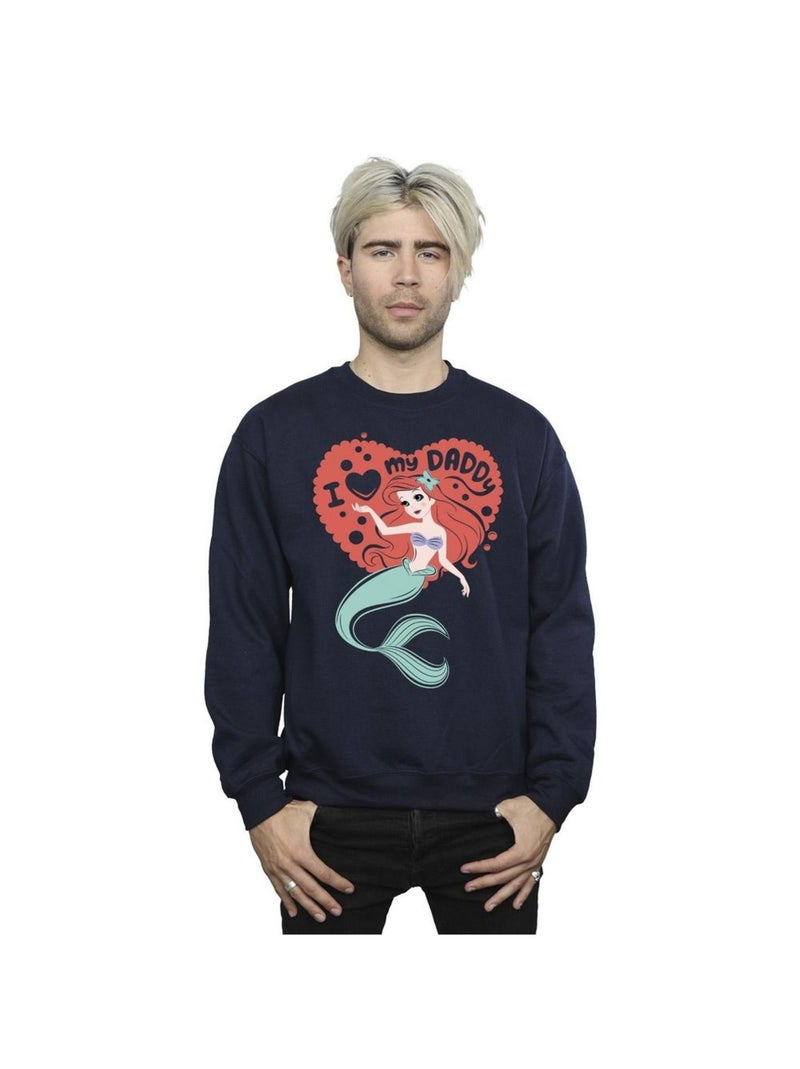 Disney - Sweat THE LITTLE MERMAID DADDY Bleu marine - Kiabi
