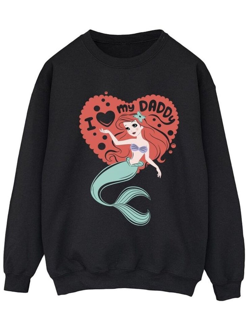 Disney - Sweat THE LITTLE MERMAID DADDY Noir - Kiabi