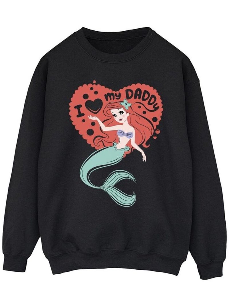 Disney - Sweat THE LITTLE MERMAID DADDY Noir - Kiabi