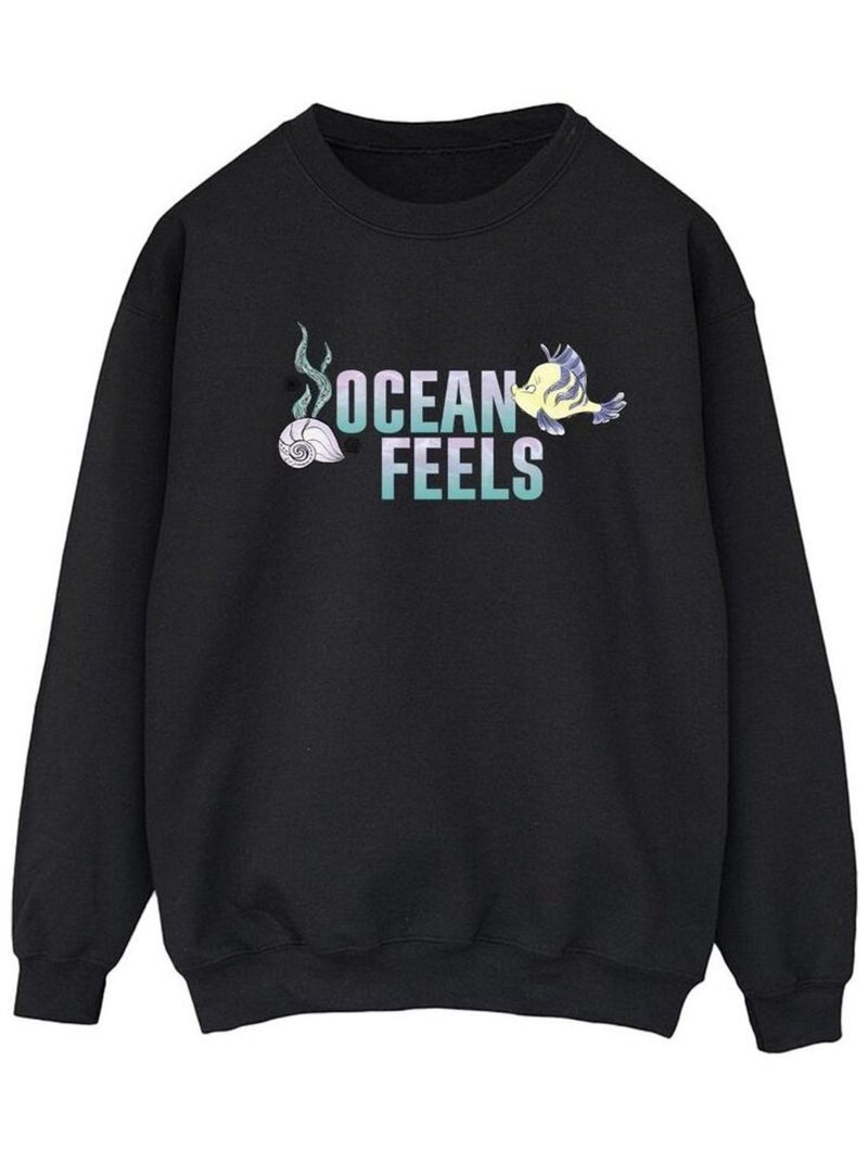 Disney - Sweat THE LITTLE MERMAID Noir - Kiabi