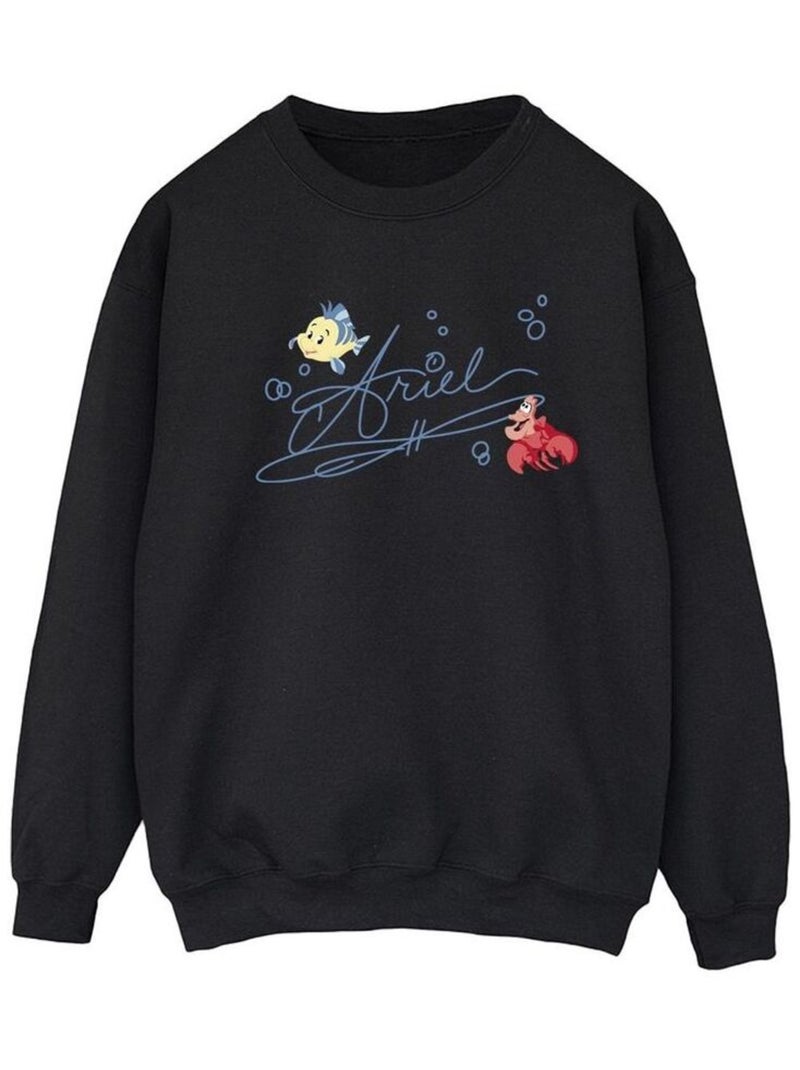 Disney - Sweat THE LITTLE MERMAID Noir - Kiabi