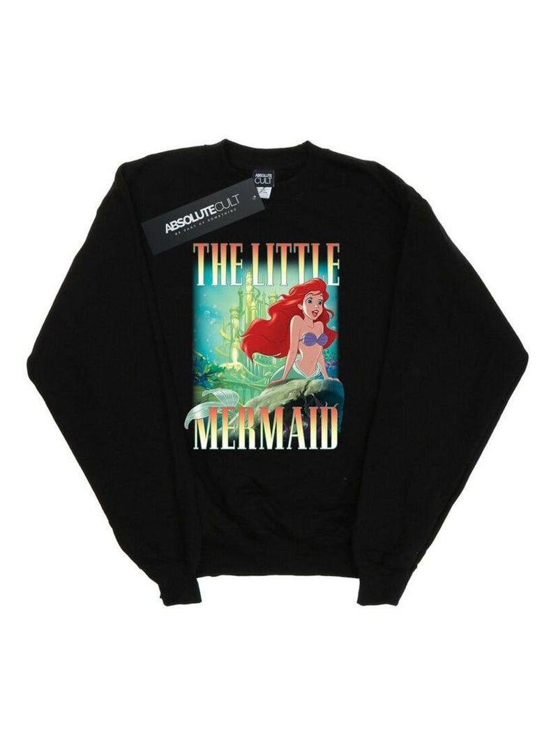 Disney - Sweat THE LITTLE MERMAID Noir - Kiabi