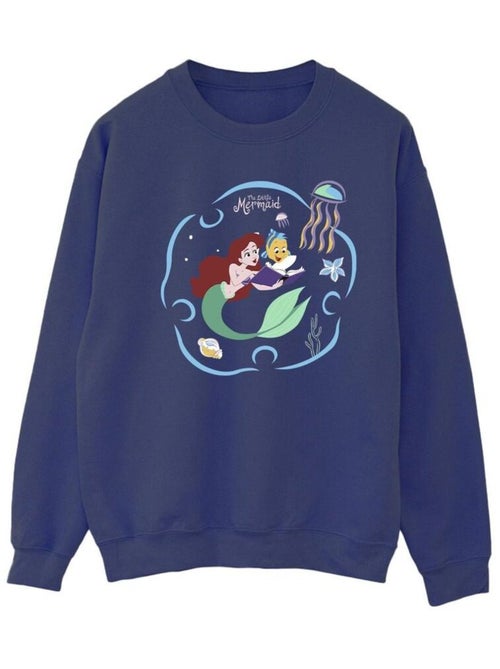 Disney - Sweat THE LITTLE MERMAID READING A BOOK - Kiabi