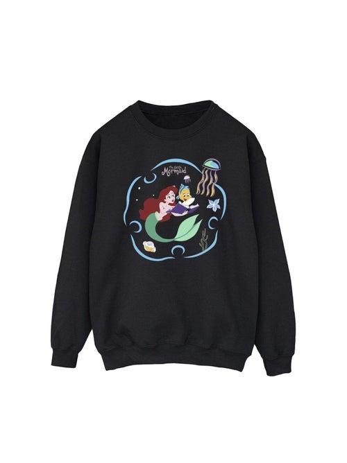 Disney - Sweat THE LITTLE MERMAID READING A BOOK - Kiabi Disney - Sweat THE LITTLE MERMAID READING A BOOK - Kiabi