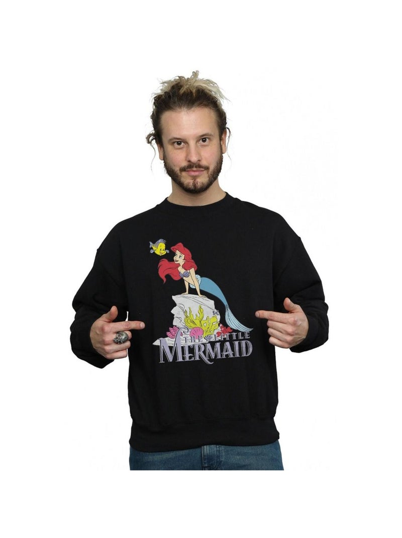 Disney - Sweat THE LITTLE MERMAID SEA FRIEND Noir - Kiabi