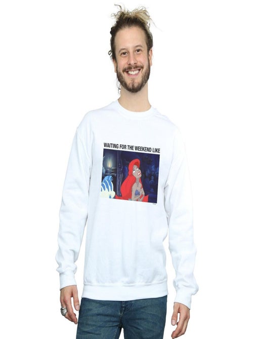 Disney - Sweat THE LITTLE MERMAID WAITING FOR THE WEEKEND - Kiabi