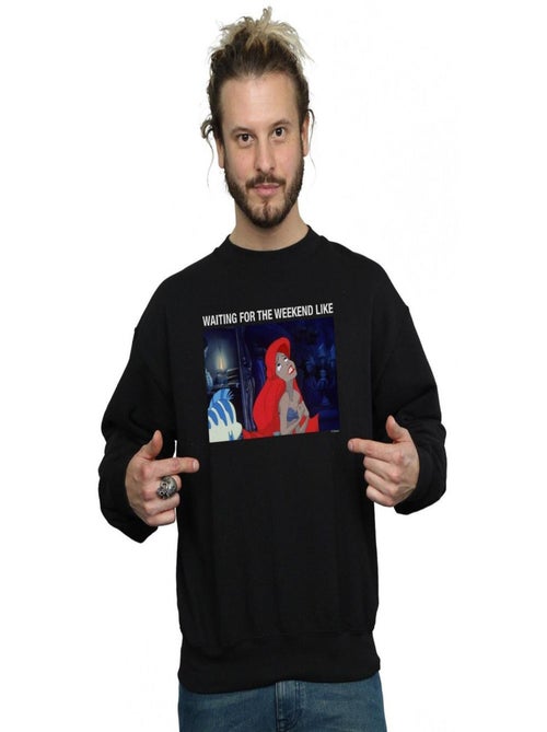 Disney - Sweat THE LITTLE MERMAID WAITING FOR THE WEEKEND - Kiabi