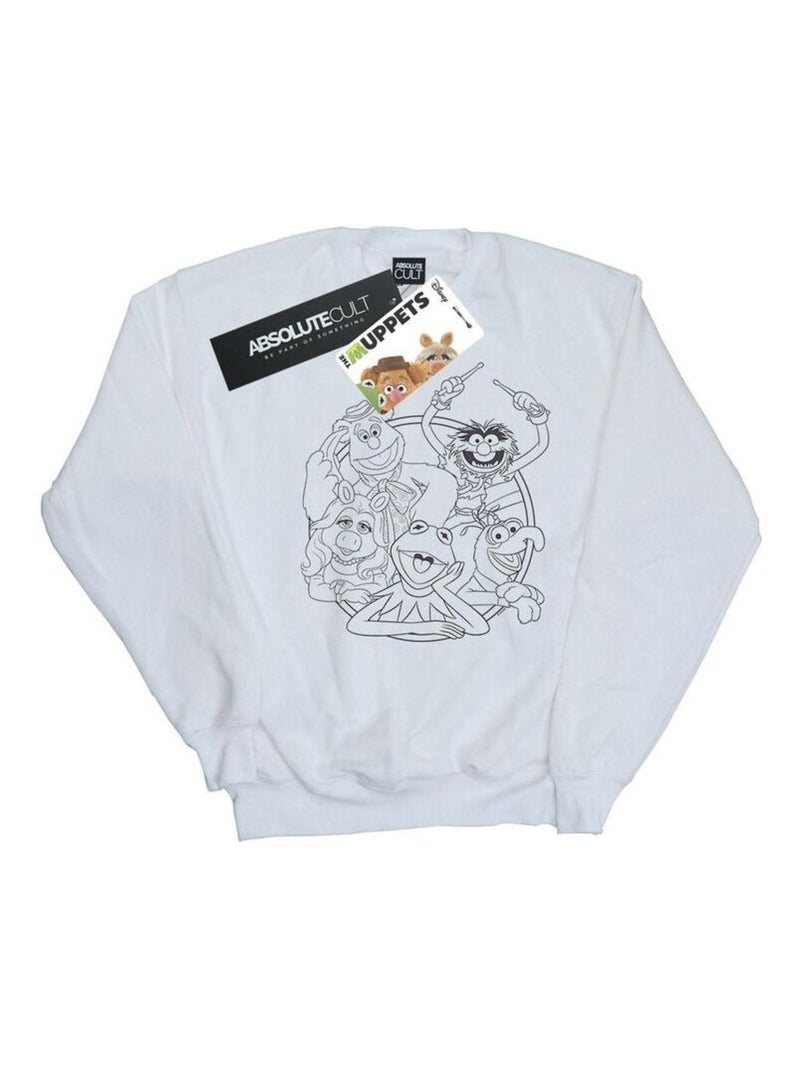 Disney - Sweat THE MUPPETS Blanc - Kiabi