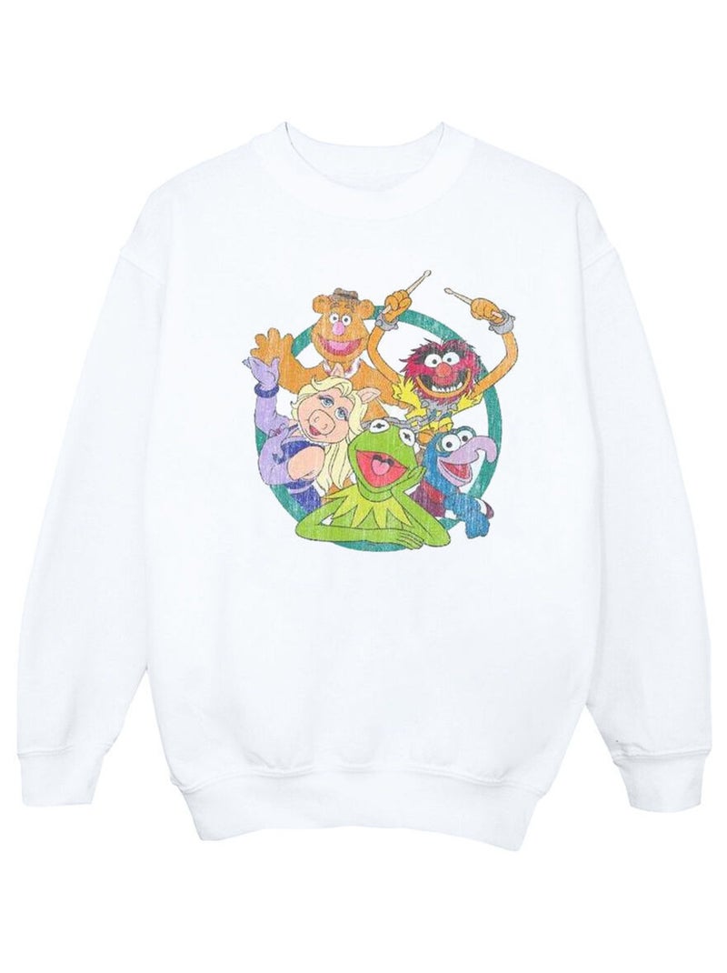 Disney - Sweat THE MUPPETS Blanc - Kiabi