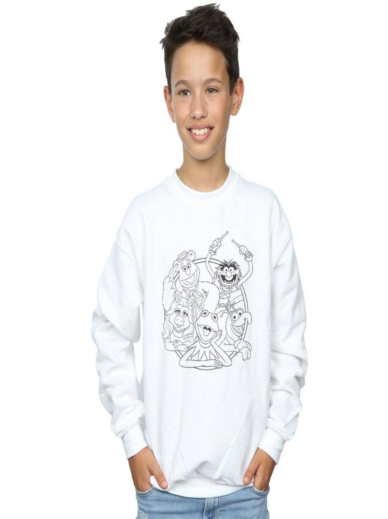 Disney - Sweat THE MUPPETS Blanc - Kiabi