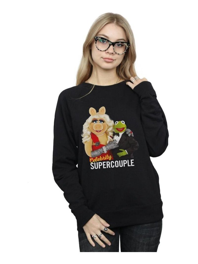 Disney - Sweat THE MUPPETS CELEBRITY SUPERCOUPLE Noir - Kiabi