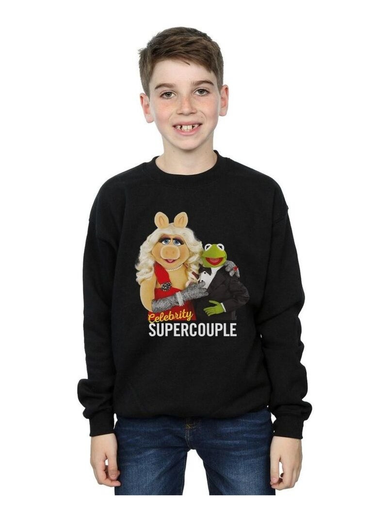 Disney - Sweat THE MUPPETS CELEBRITY SUPERCOUPLE Noir - Kiabi