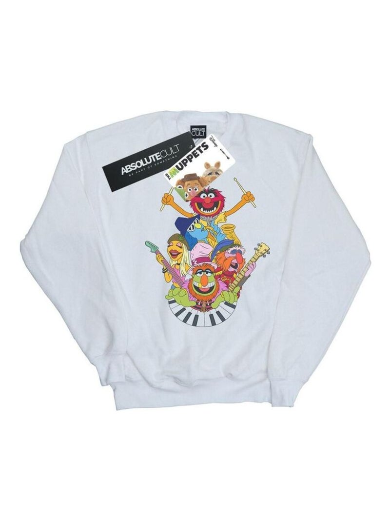 Disney - Sweat THE MUPPETS DR TEETH AND THE ELECTRIC MAYHEM Blanc - Kiabi