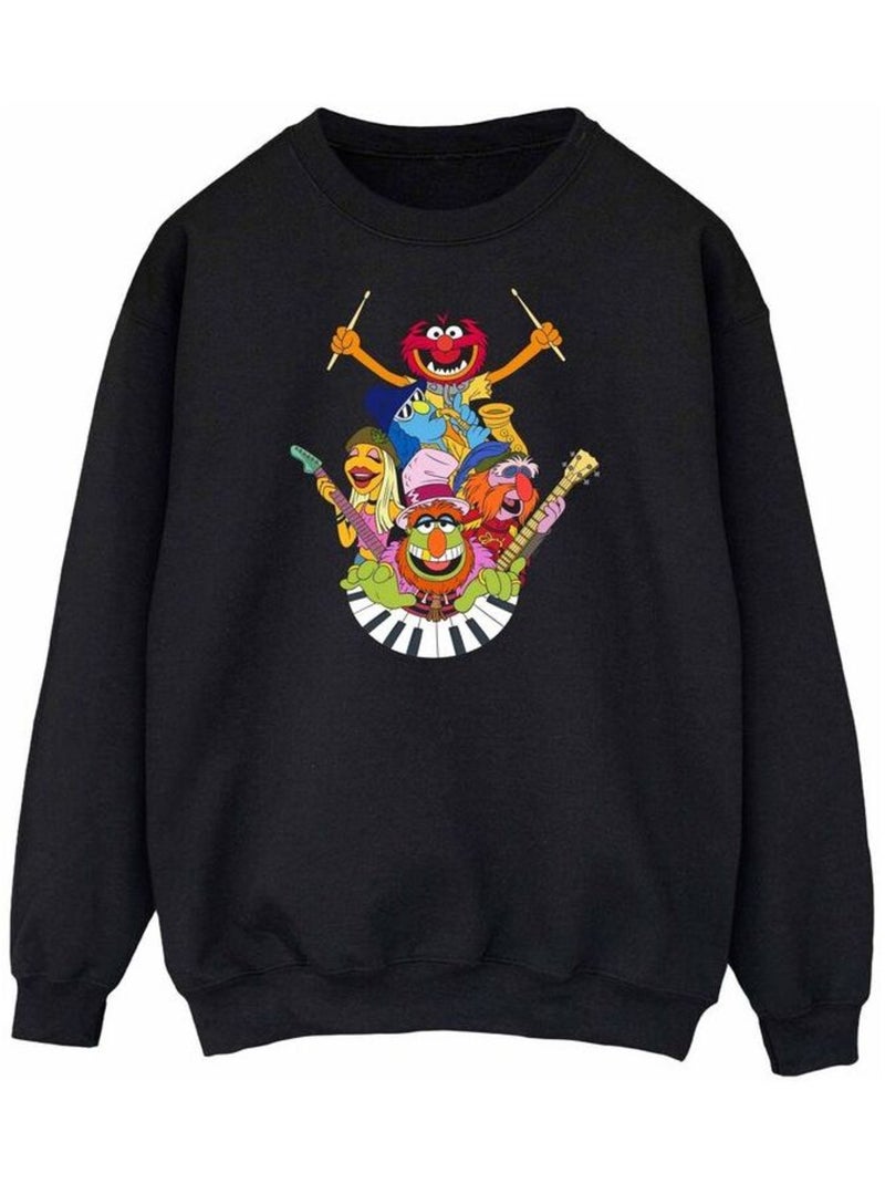 Disney - Sweat THE MUPPETS DR TEETH AND THE ELECTRIC MAYHEM Noir - Kiabi