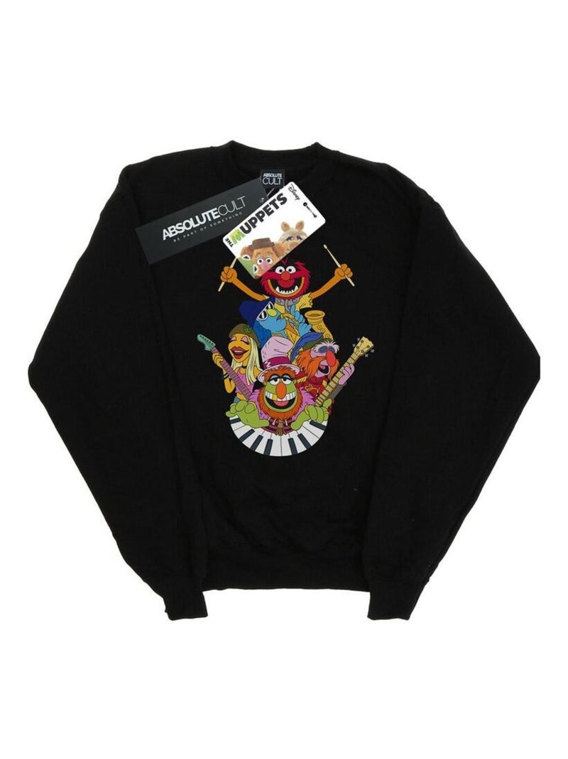 Disney - Sweat THE MUPPETS DR TEETH AND THE ELECTRIC MAYHEM Noir - Kiabi