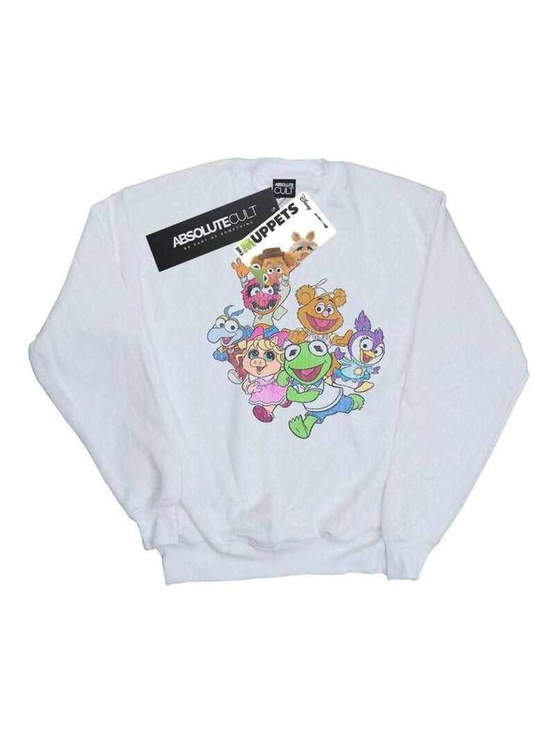 Disney - Sweat THE MUPPETS MUPPET BABIES Blanc - Kiabi