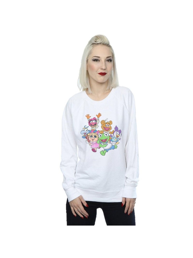 Disney - Sweat THE MUPPETS MUPPET BABIES Blanc - Kiabi