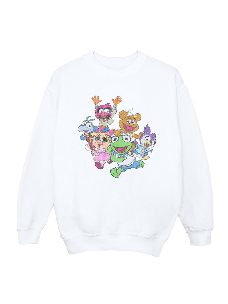Disney - Sweat THE MUPPETS MUPPET BABIES Blanc - Kiabi