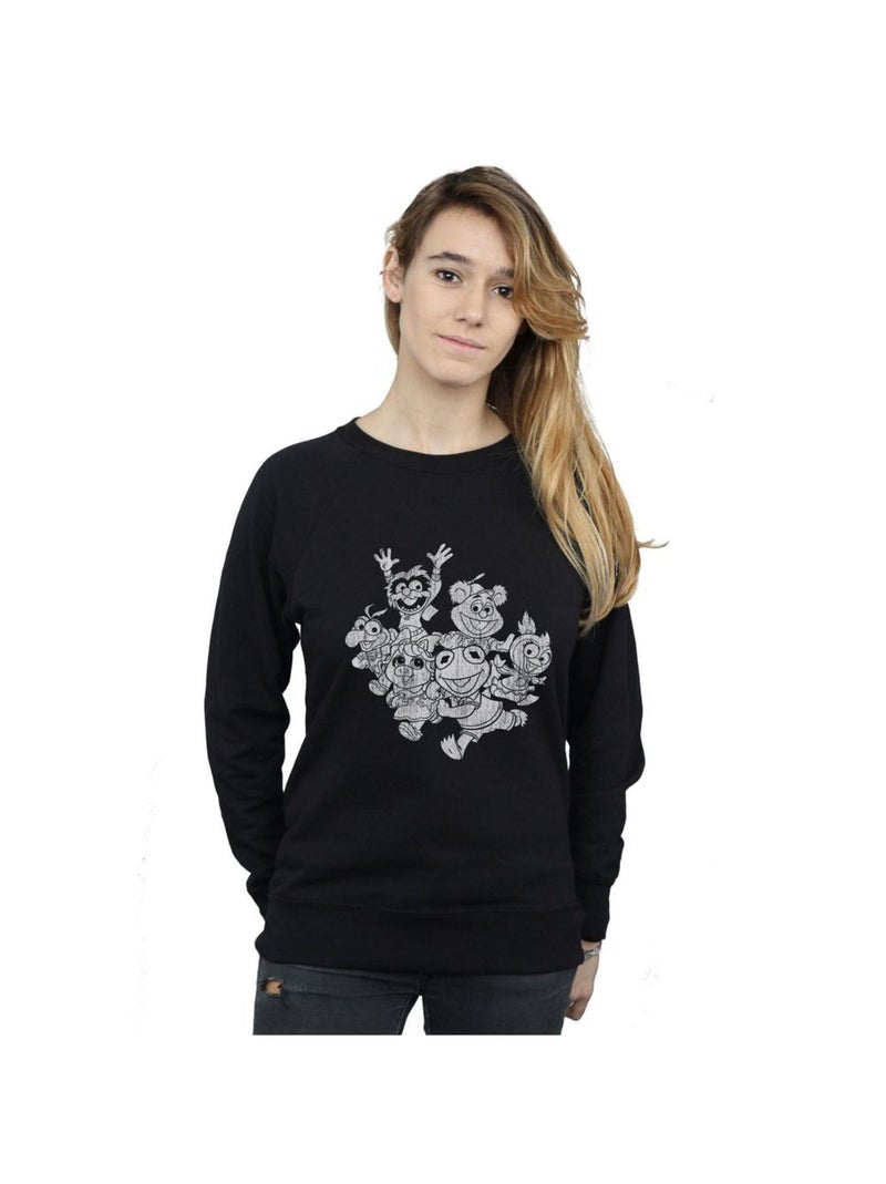 Disney - Sweat THE MUPPETS MUPPET BABIES Noir - Kiabi