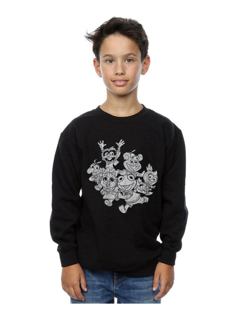 Disney - Sweat THE MUPPETS MUPPET BABIES Noir - Kiabi