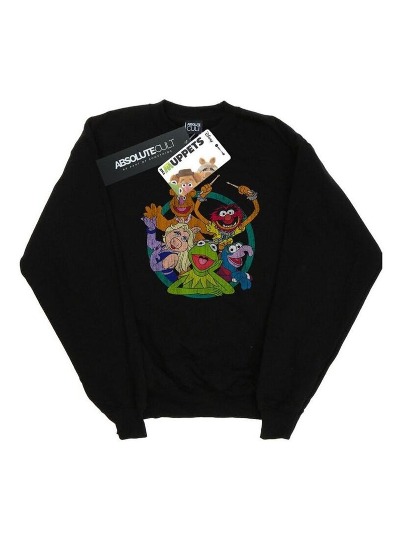 Disney - Sweat THE MUPPETS Noir - Kiabi
