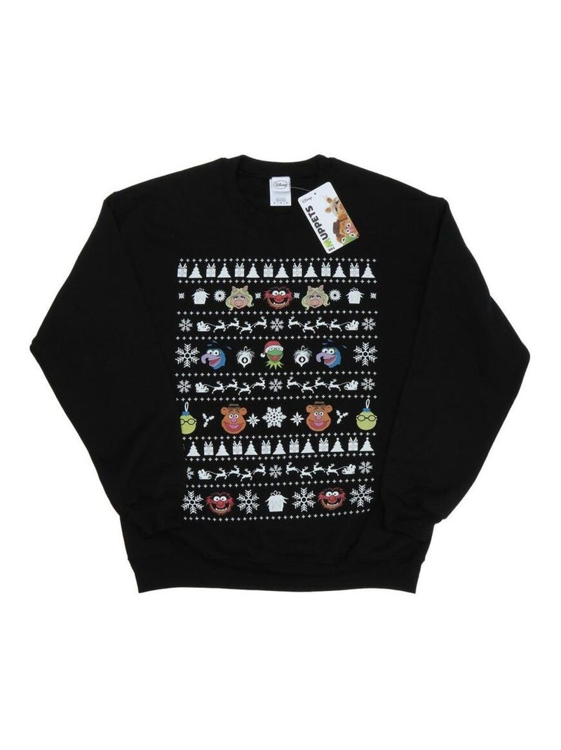 Disney - Sweat THE MUPPETS Noir - Kiabi