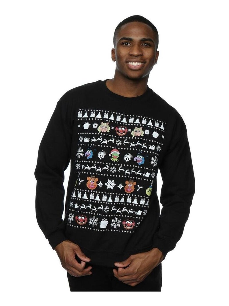 Disney - Sweat THE MUPPETS Noir - Kiabi
