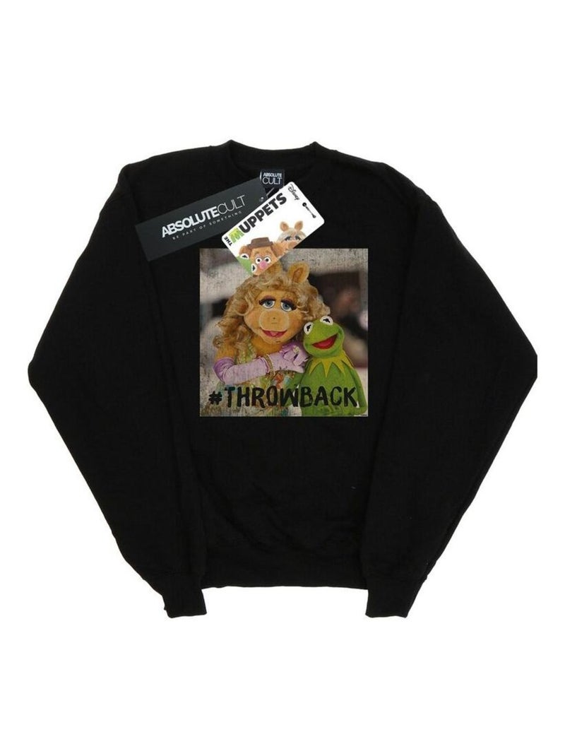 Disney - Sweat THE MUPPETS THROWBACK Noir - Kiabi