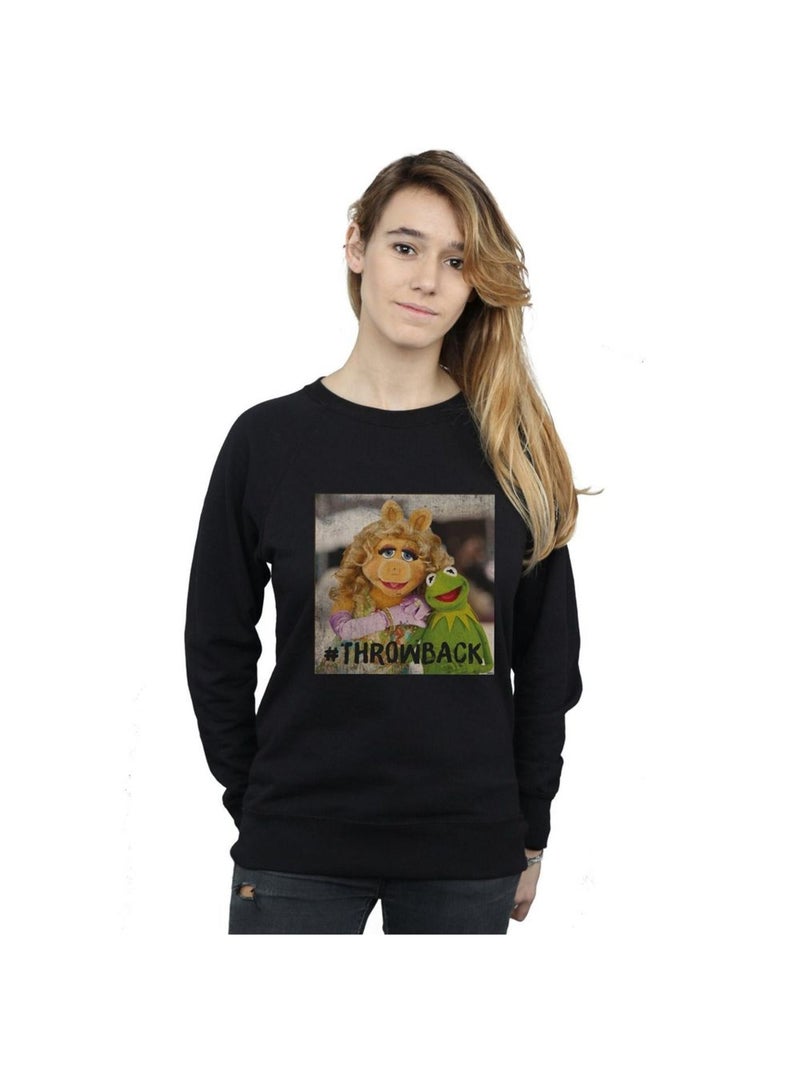 Disney - Sweat THE MUPPETS THROWBACK Noir - Kiabi