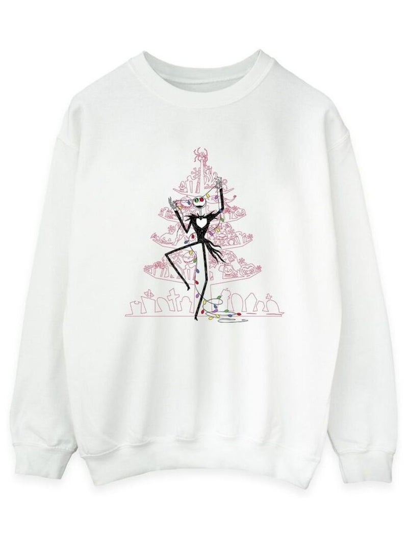 Disney - Sweat THE NIGHTMARE BEFORE CHRISTMAS Blanc - Kiabi
