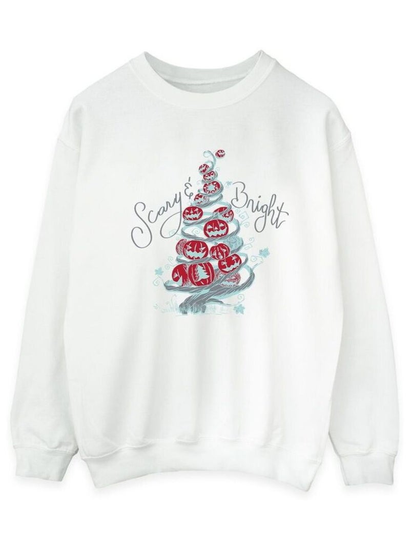 Disney - Sweat THE NIGHTMARE BEFORE CHRISTMAS Blanc - Kiabi