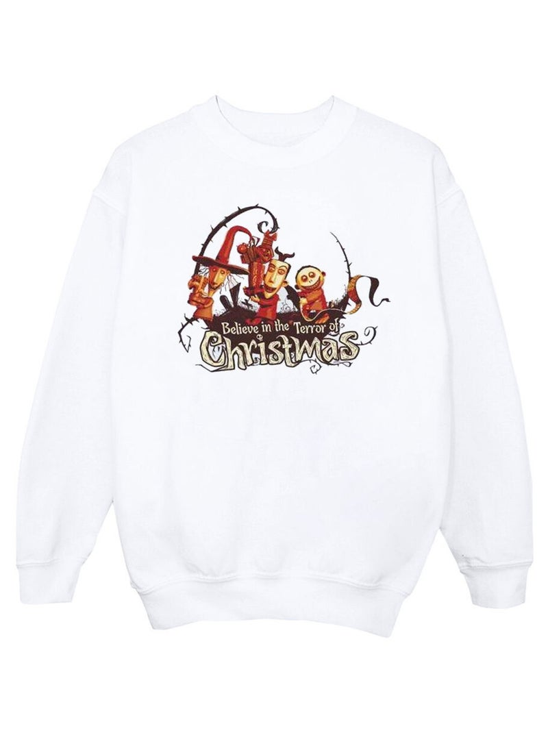 Disney - Sweat THE NIGHTMARE BEFORE CHRISTMAS Blanc - Kiabi