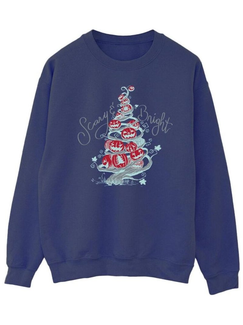 Disney - Sweat THE NIGHTMARE BEFORE CHRISTMAS Bleu marine - Kiabi