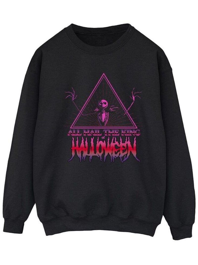 Disney - Sweat THE NIGHTMARE BEFORE CHRISTMAS HALLOWEEN KING Noir - Kiabi