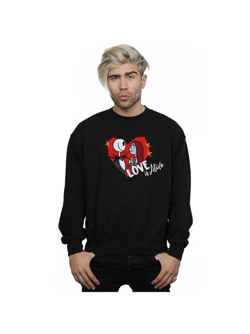 Disney - Sweat THE NIGHTMARE BEFORE CHRISTMAS IS ALIVE Noir - Kiabi