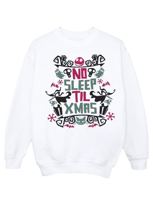 Disney - Sweat THE NIGHTMARE BEFORE CHRISTMAS NO SLEEP TIL XMAS - Kiabi