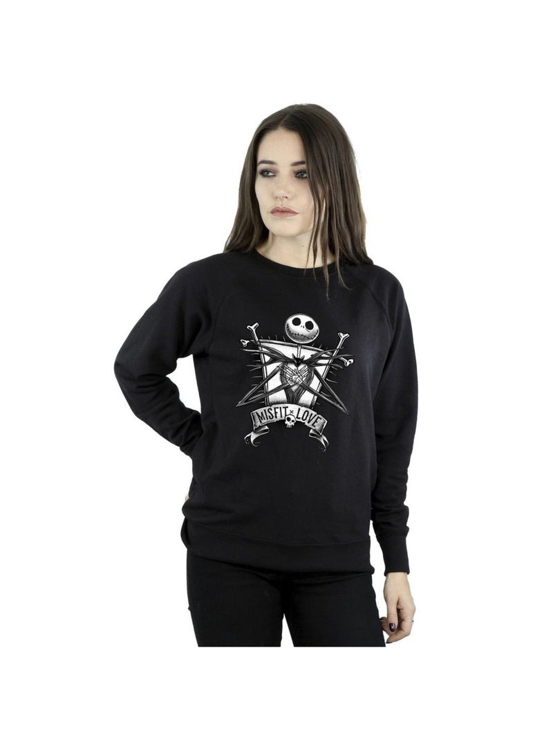 Disney - Sweat THE NIGHTMARE BEFORE CHRISTMAS Noir - Kiabi