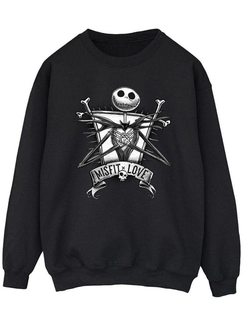 Disney - Sweat THE NIGHTMARE BEFORE CHRISTMAS Noir - Kiabi