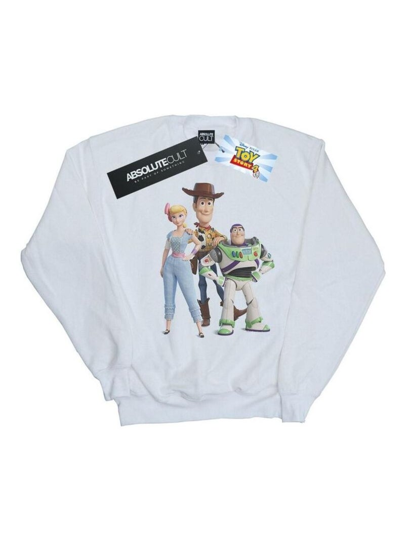 Disney - Sweat TOY STORY Blanc - Kiabi