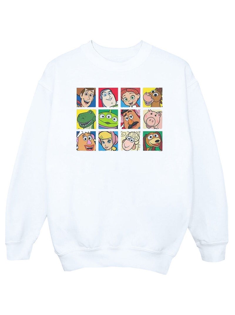 Disney - Sweat TOY STORY Blanc - Kiabi