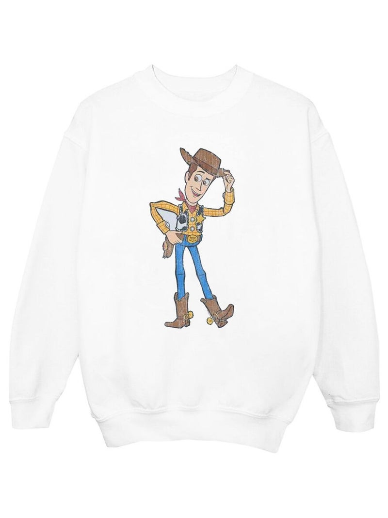 Disney - Sweat TOY STORY Blanc - Kiabi