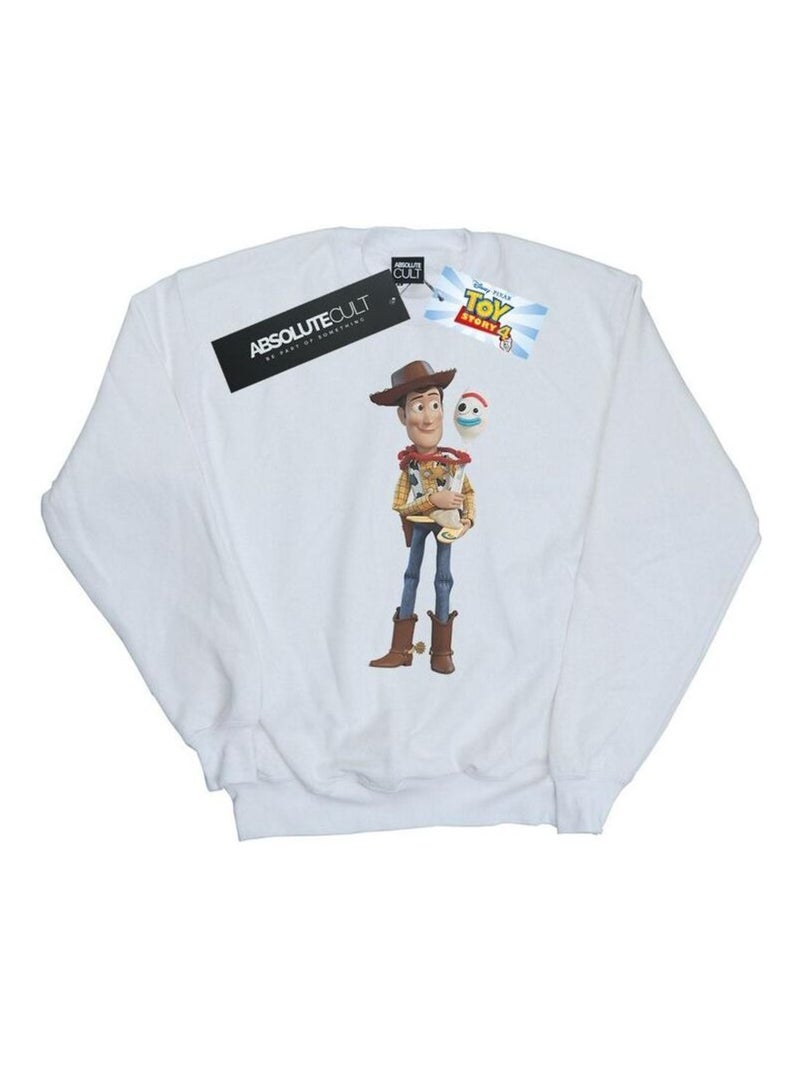 Disney - Sweat TOY STORY Blanc - Kiabi